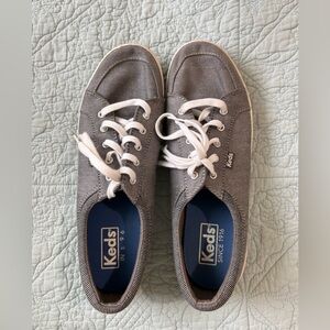 Keds Gray and White Classic Sneakers